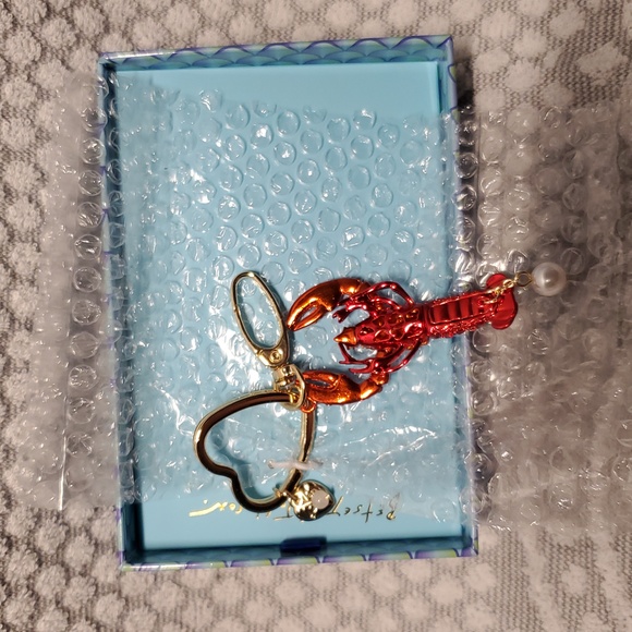 Betsey Johnson Lobster Bag Charm - Picture 5 of 12